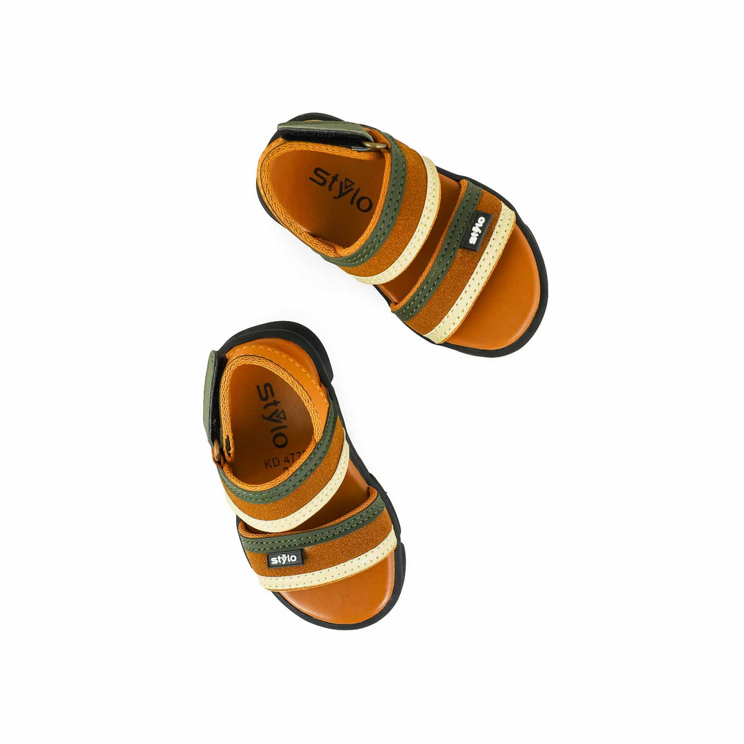 Boys Brown Casual Sandal KD4772