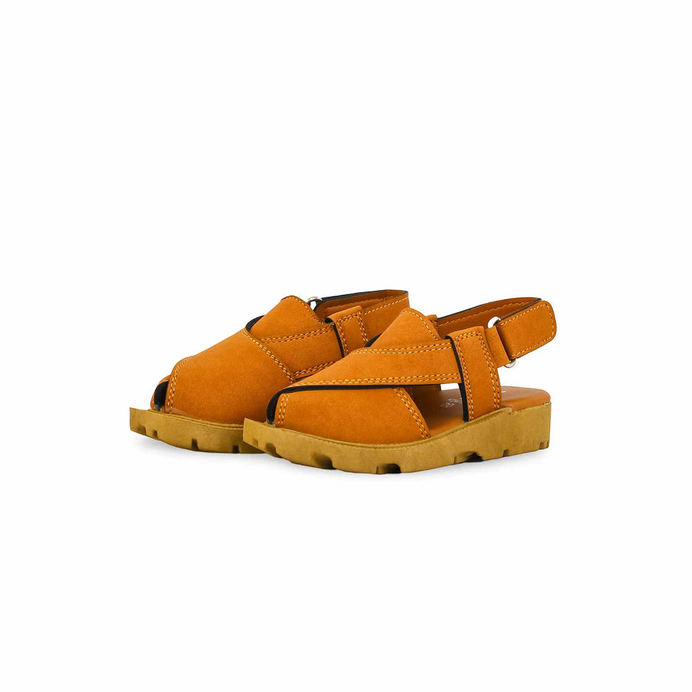 Boys Mustard Peshawari Chappal KD4780