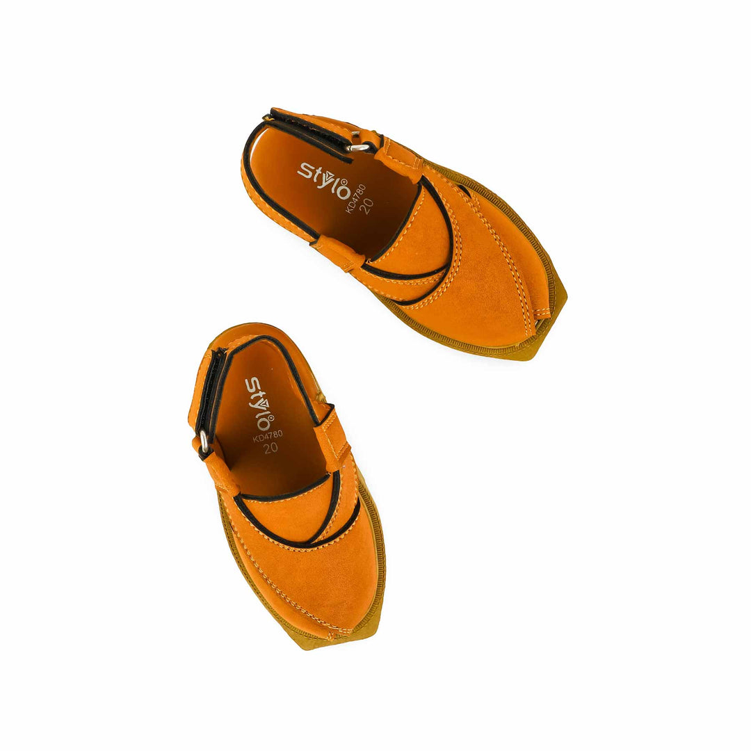 Boys Mustard Peshawari Chappal KD4780