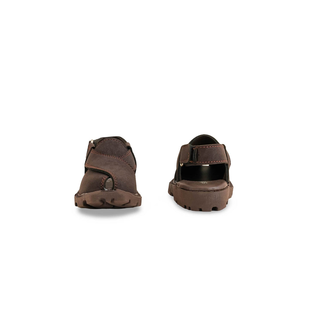 Boys Coffee Peshawari Chappal KD4780