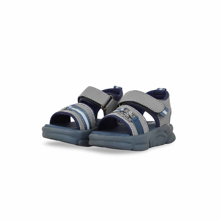 Boys Grey Formal Sandal KD4782