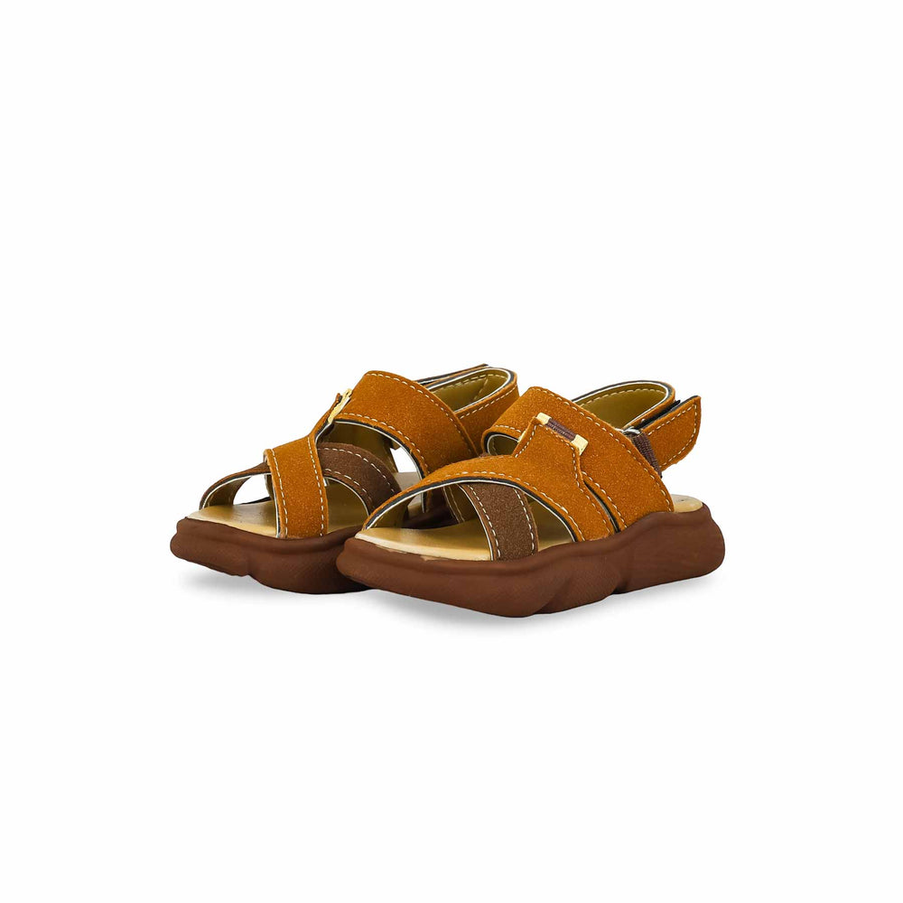 Boys Brown Casual Sandal KD4789