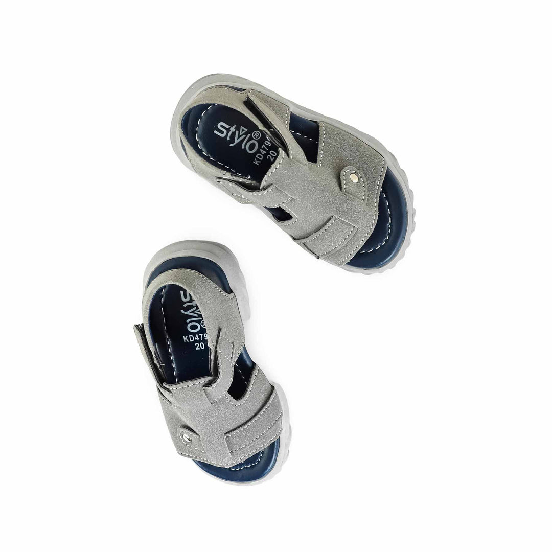 Babies Grey Casual Sandal KD4790