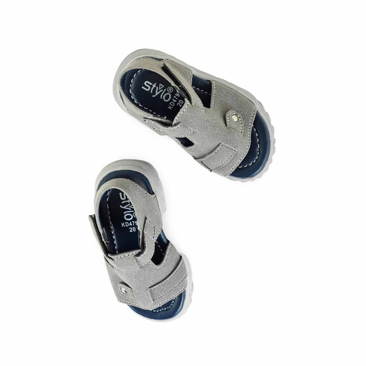 Babies Grey Casual Sandal KD4790