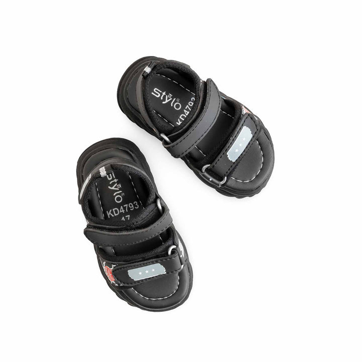 Babies Black Casual Sandal KD4793