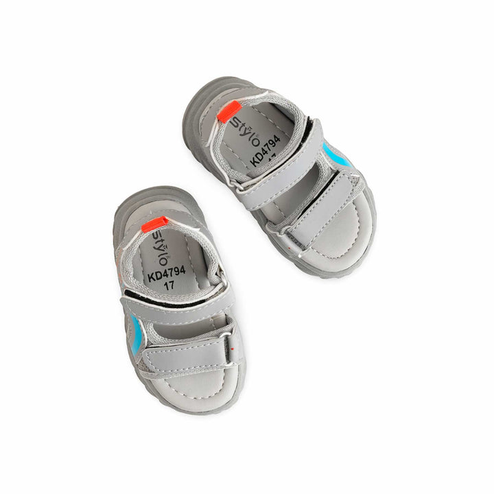 Babies Grey Casual Sandal KD4794