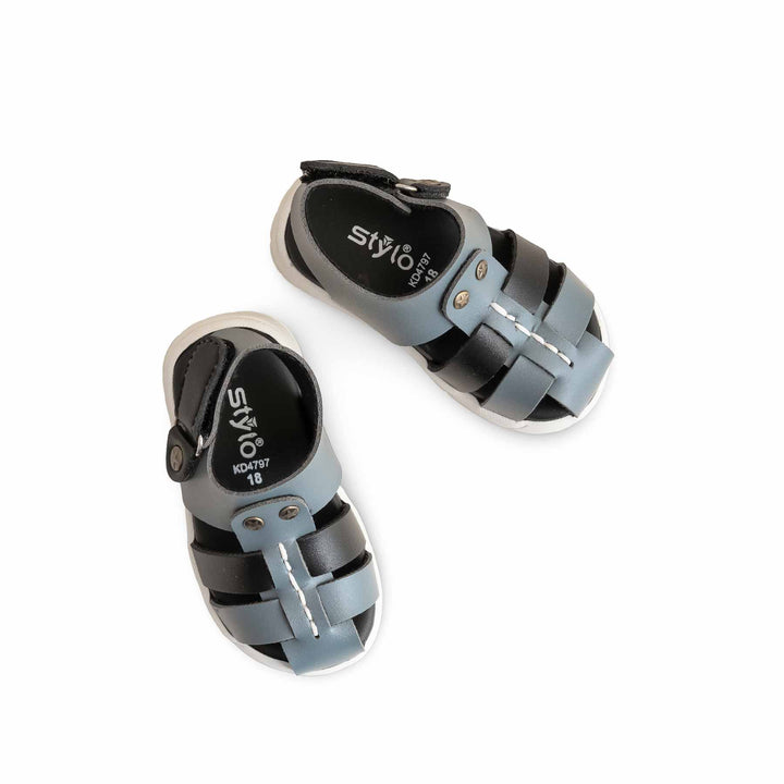 Babies Grey Casual Sandal KD4797