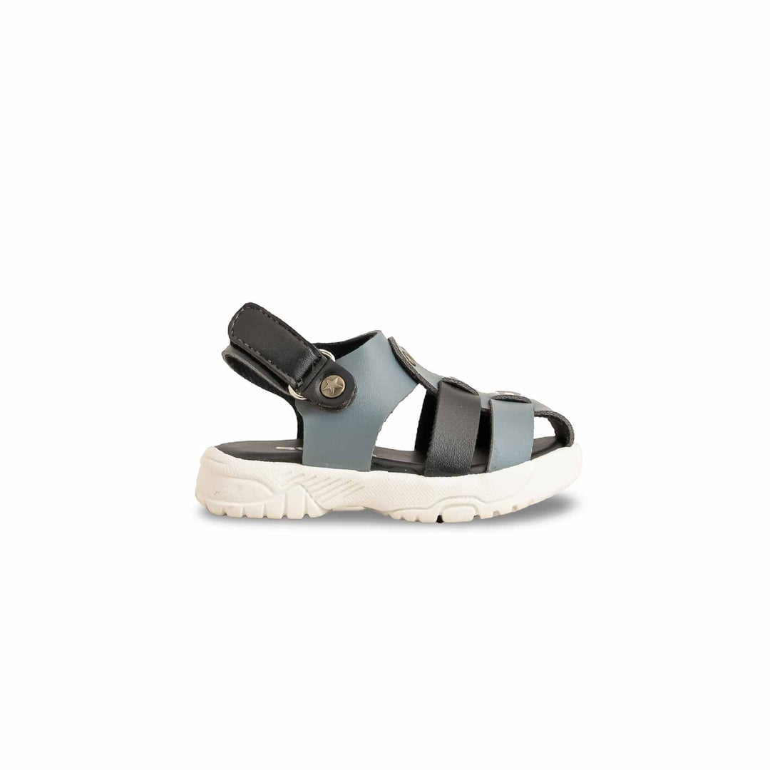 Babies Grey Casual Sandal KD4797