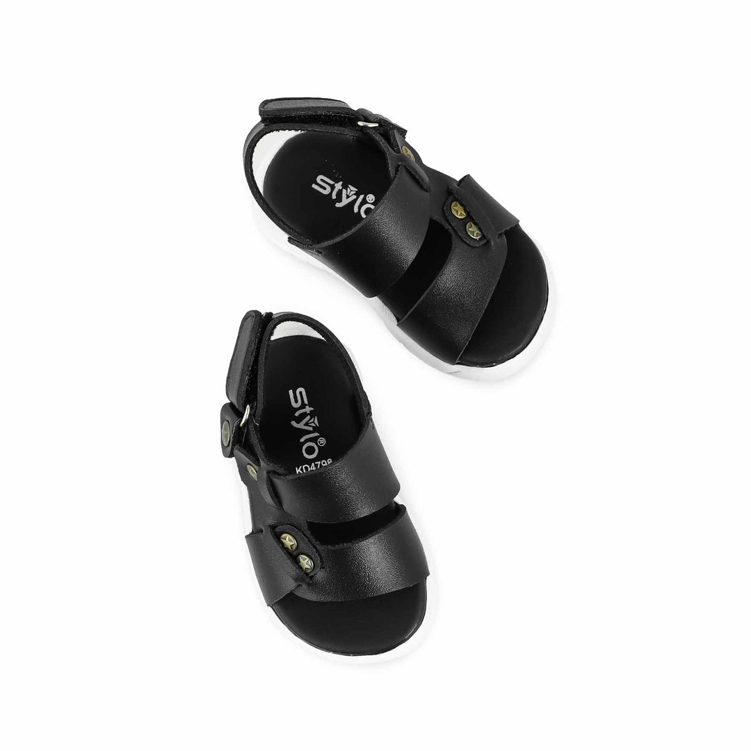Babies Black Casual Sandal KD4798