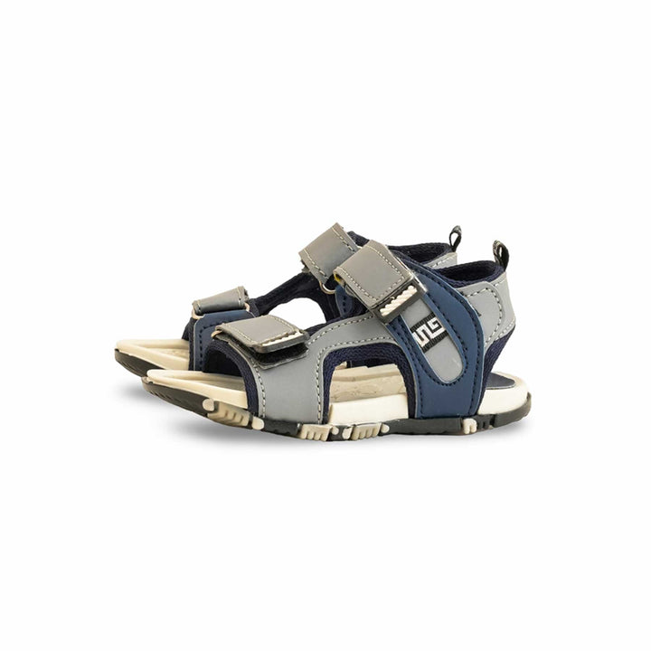 Boys Grey Casual Sandal KD4822