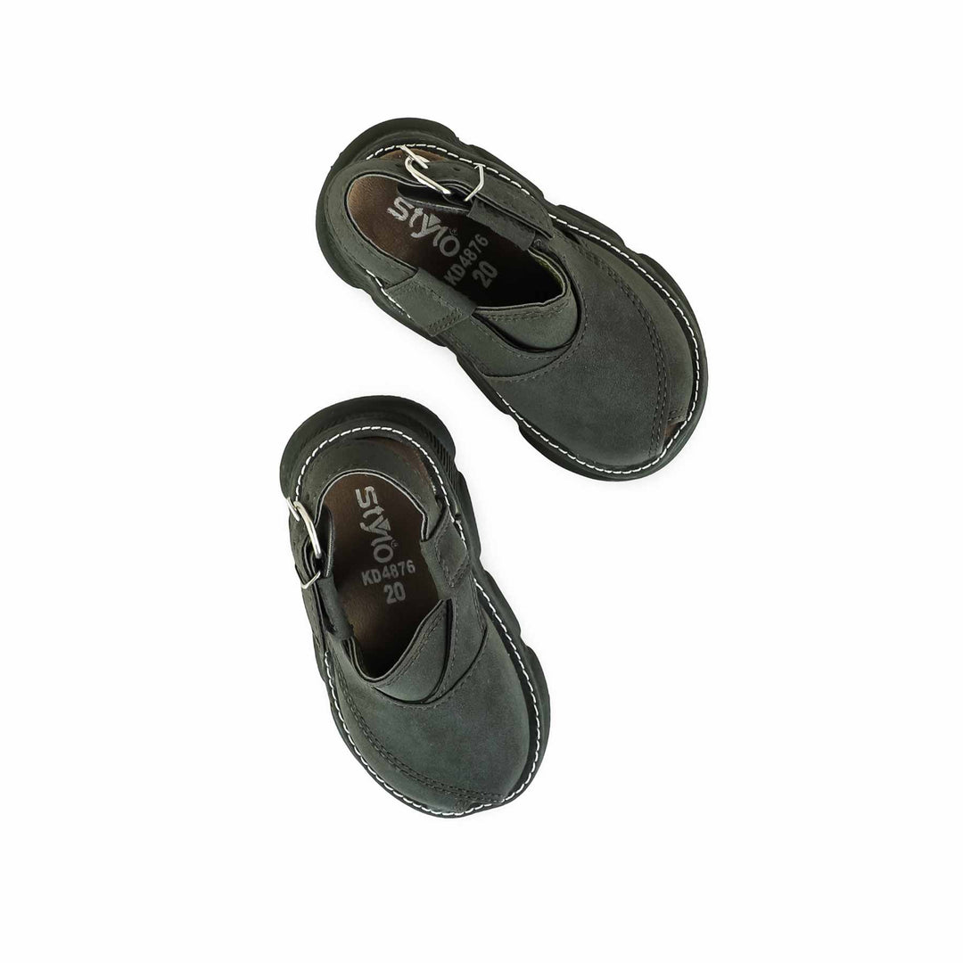 Boys Olive Peshawari Chappal KD4876