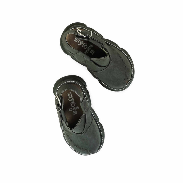 Boys Olive Peshawari Chappal KD4876