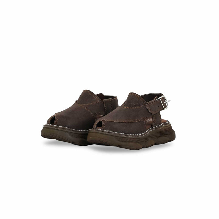 Boys Coffee Peshawari Chappal KD4876