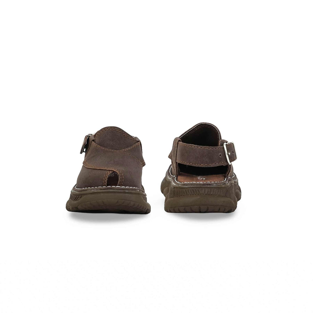 Boys Coffee Peshawari Chappal KD4876