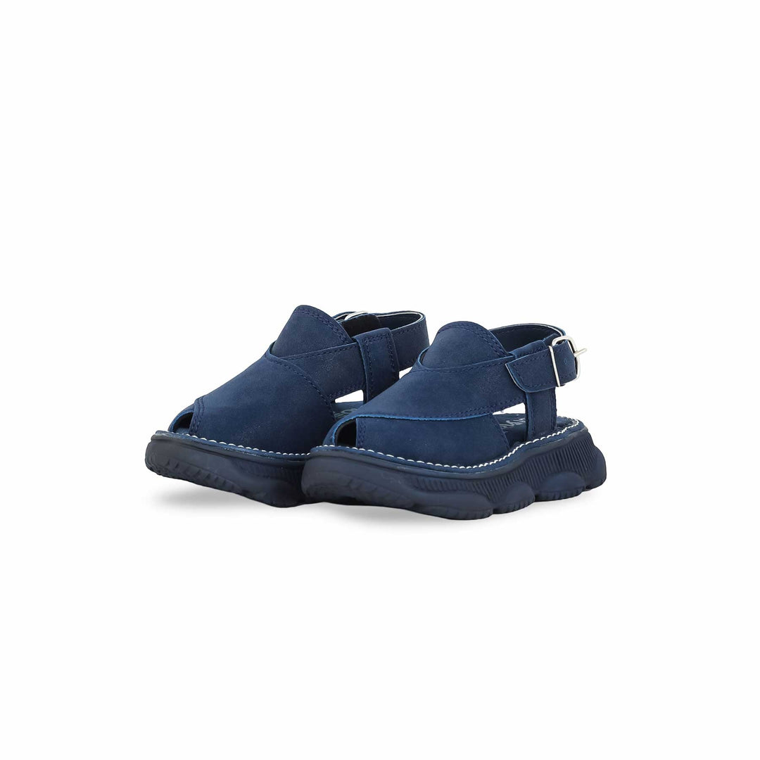 Boys Navy Peshawari Chappal KD4876