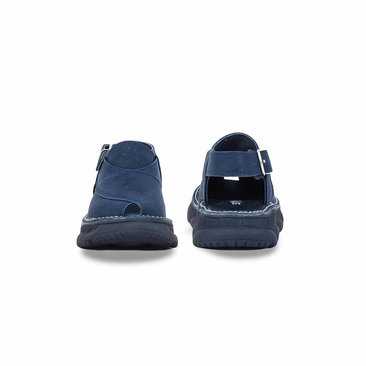 Boys Navy Peshawari Chappal KD4876