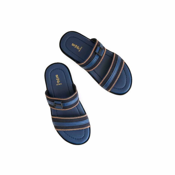 Boys Navy Casual Slipper KD4910