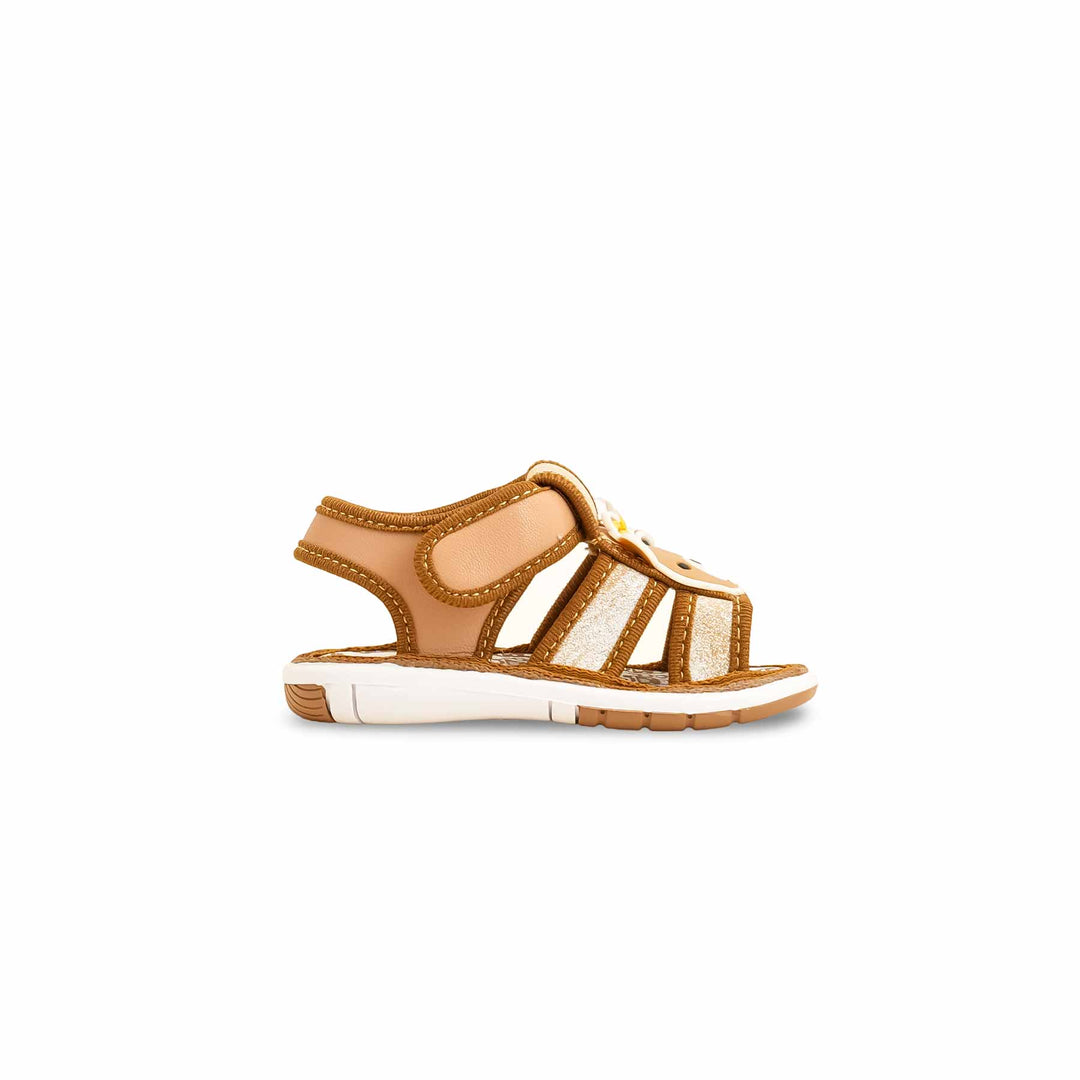 Babies Brown Casual Sandal KD4915