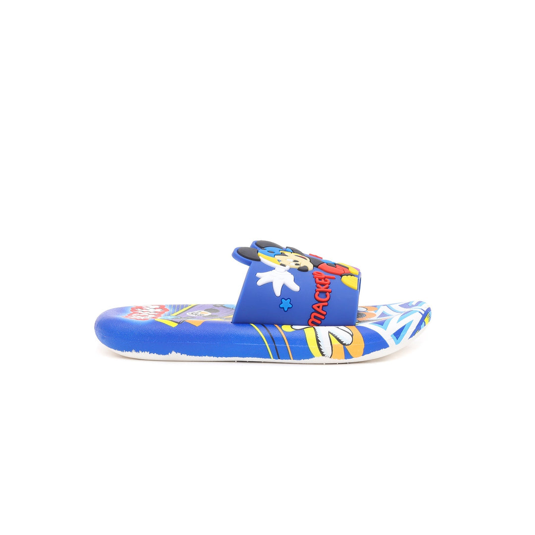 Boys Blue Casual Slipper KD5299