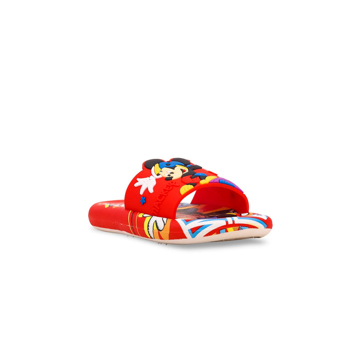 Boys Red Casual Slipper KD5299