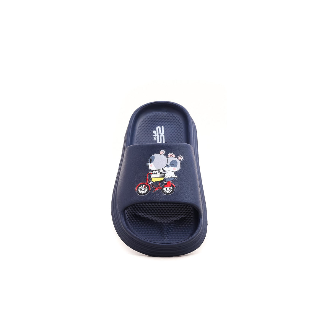 Girls Navy Casual Flip Flop KD5313