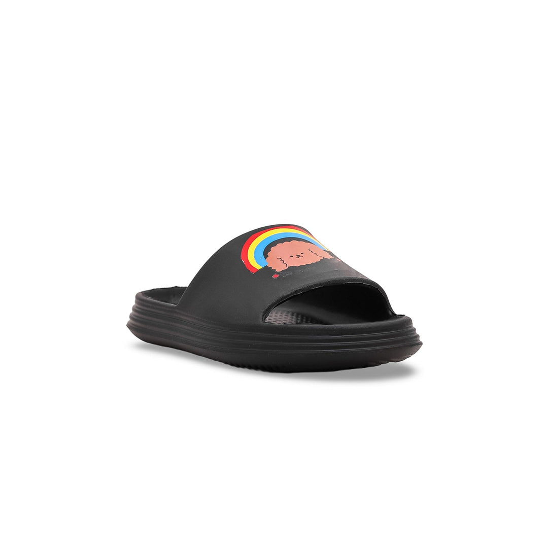 Girls Black Casual Flip Flop KD5324