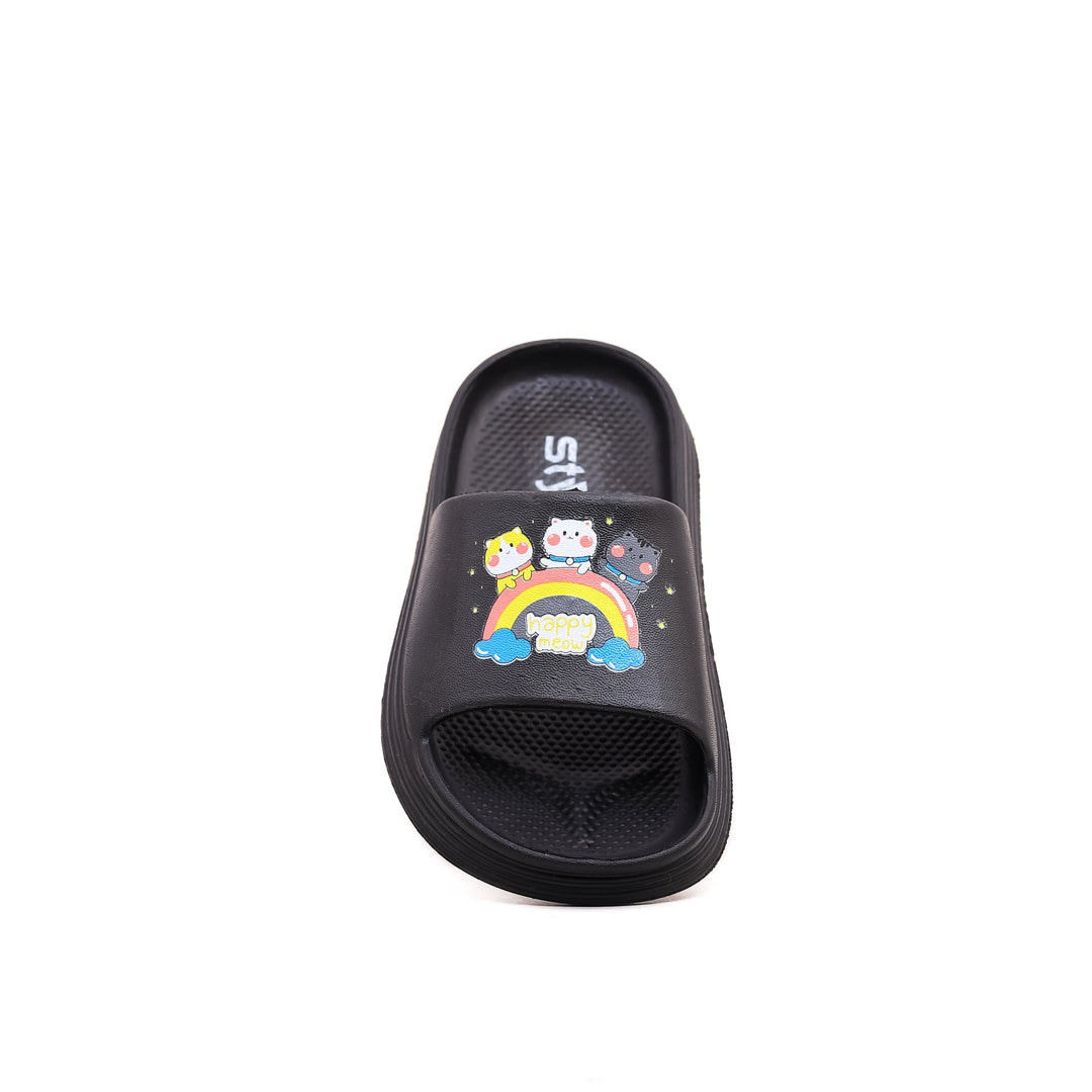 Girls Black Casual Flip Flop KD5327