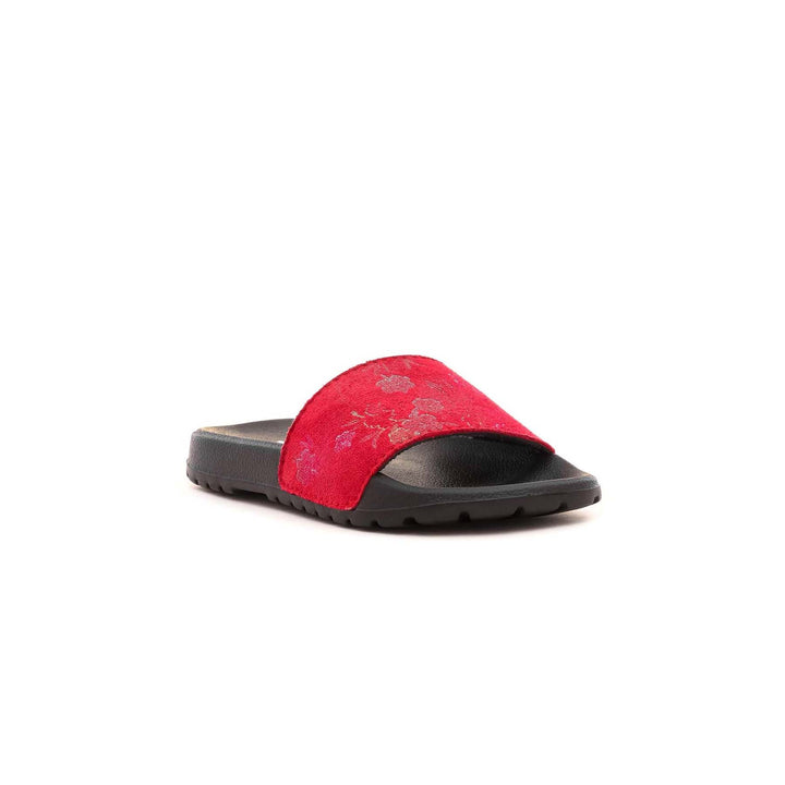 Girls Red Formal Slipper KD5423