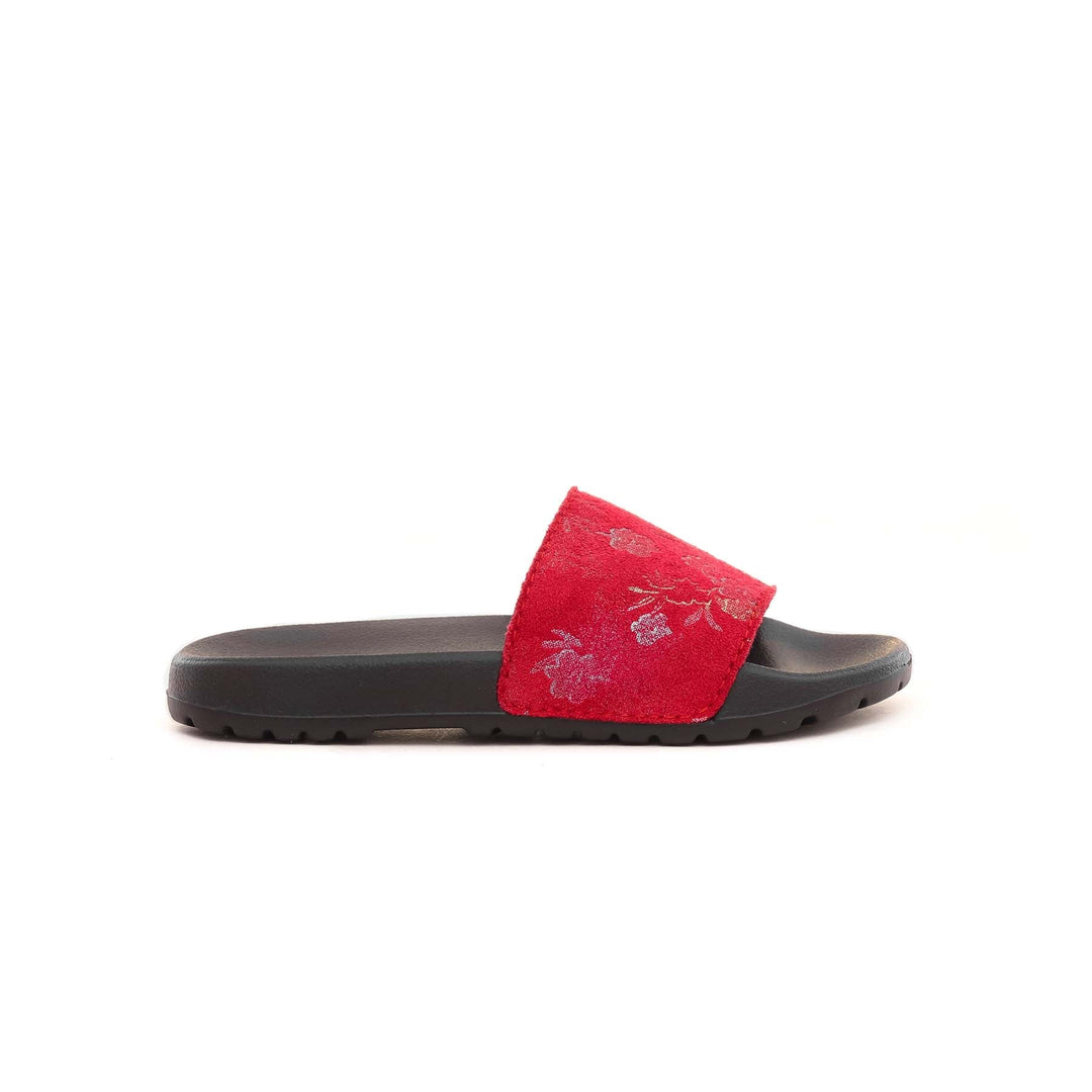 Girls Red Formal Slipper KD5423