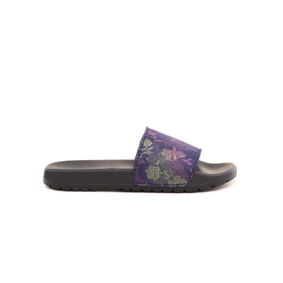 Girls Navy Formal Slipper KD5423