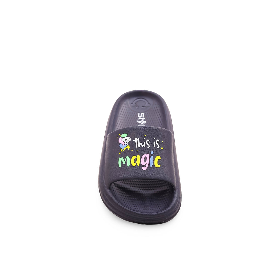 Girls Navy Casual Flip Flop KD5432