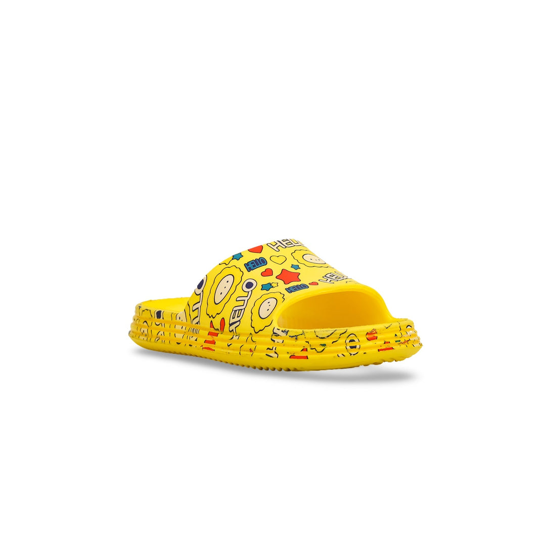 Girls Yellow Casual Flip Flop KD5480