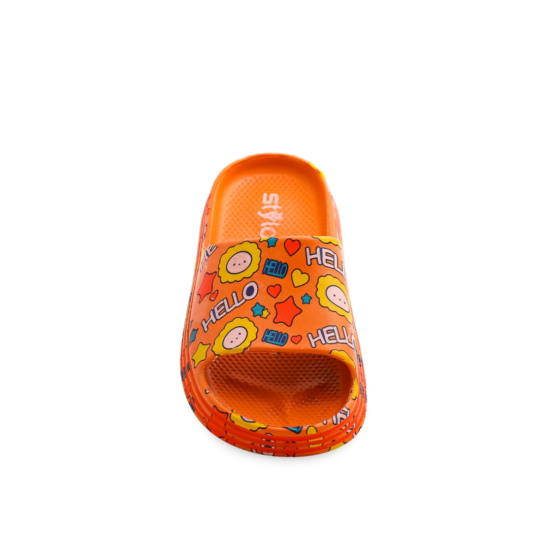 Girls Orange Casual Flip Flop KD5480