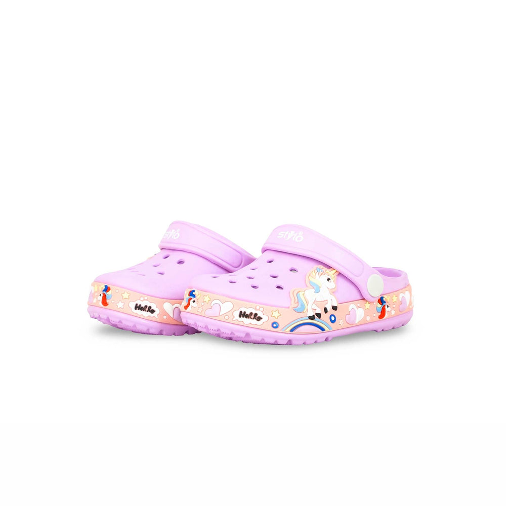 Girls Purple Casual Flip Flop KD5514