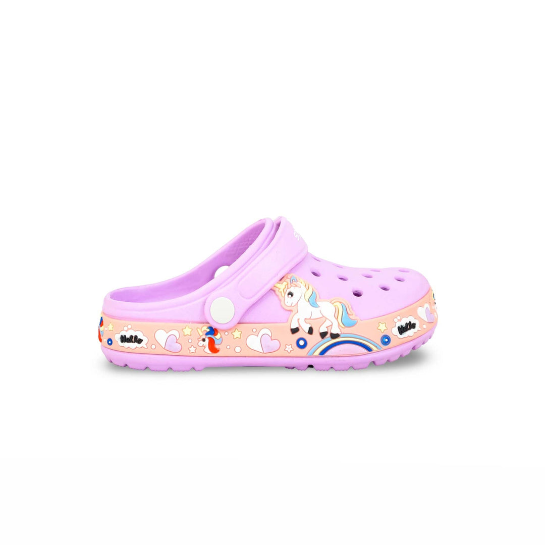 Girls Purple Casual Flip Flop KD5515