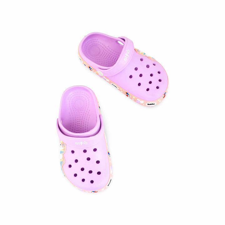 Girls Purple Casual Flip Flop KD5515