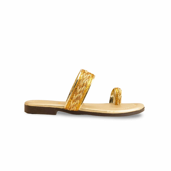 Girls Golden Casual Slipper KD5525