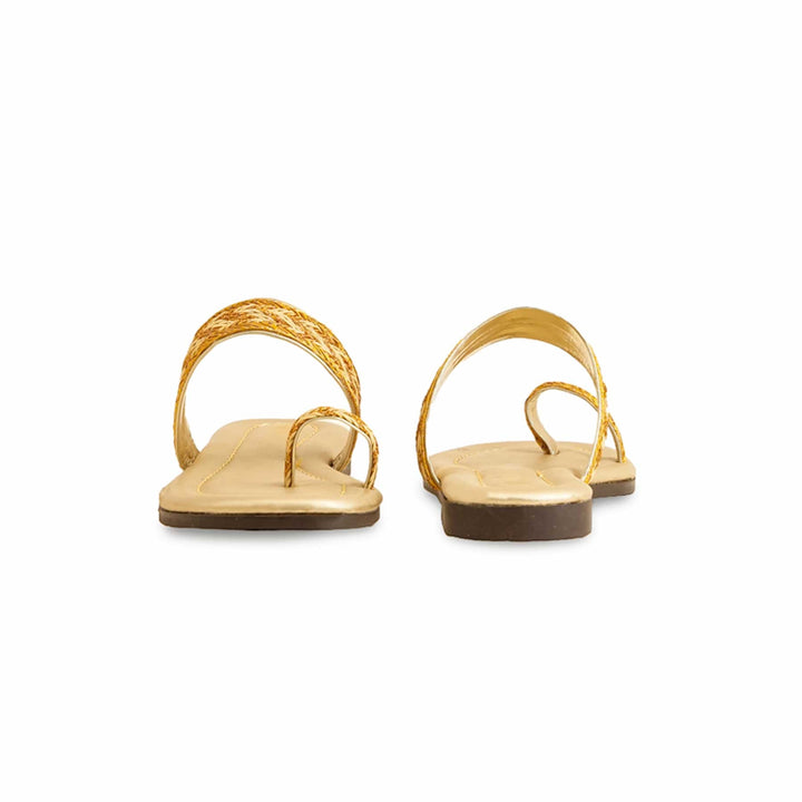 Girls Golden Casual Slipper KD5525