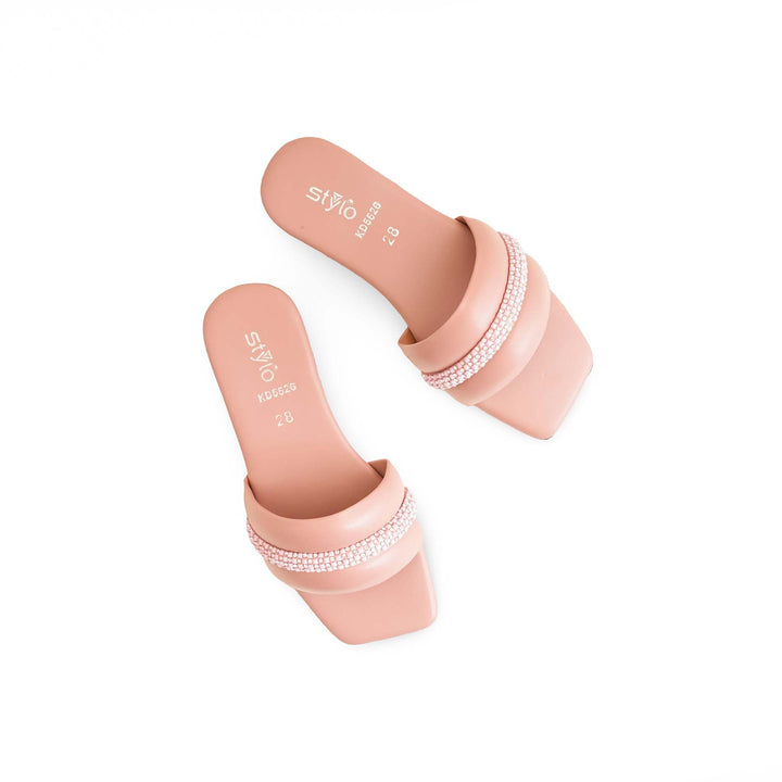 Girls Pink Casual Slipper KD5526