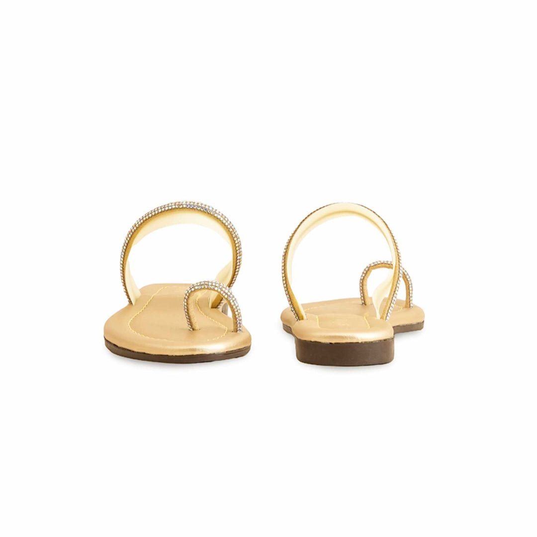 Girls Golden Casual Slipper KD5530