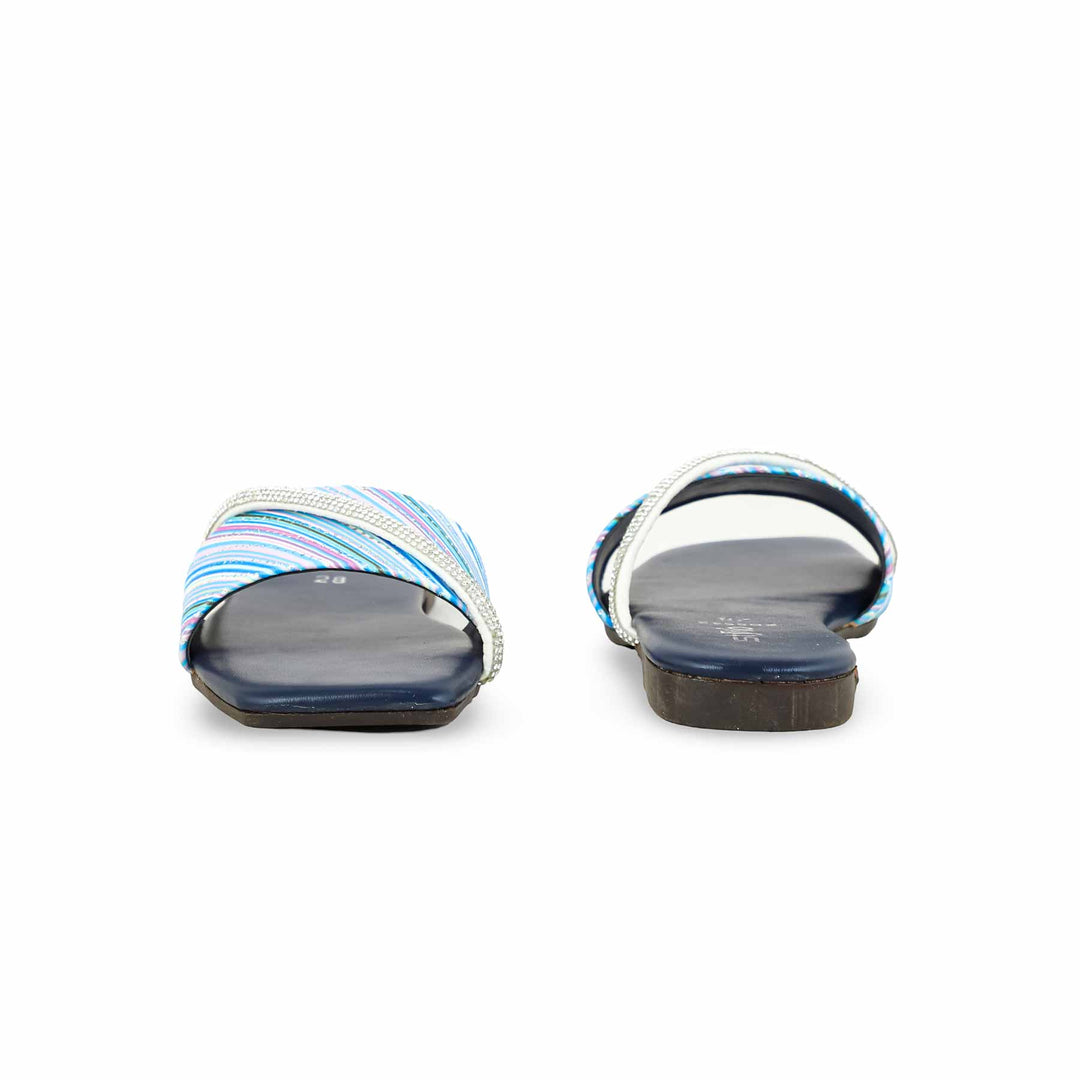 Girls Navy Casual Slipper KD5542