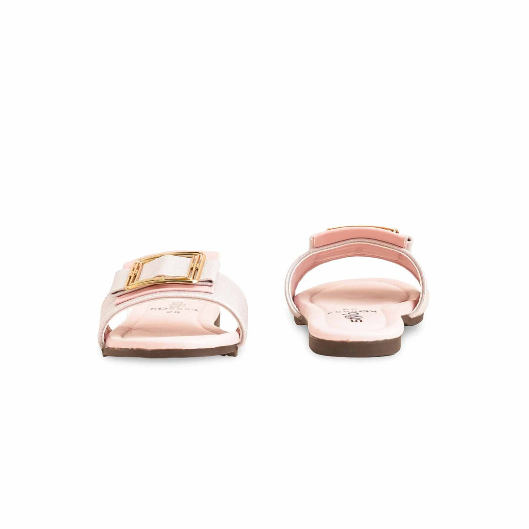 Girls Pink Formal Slipper KD5554