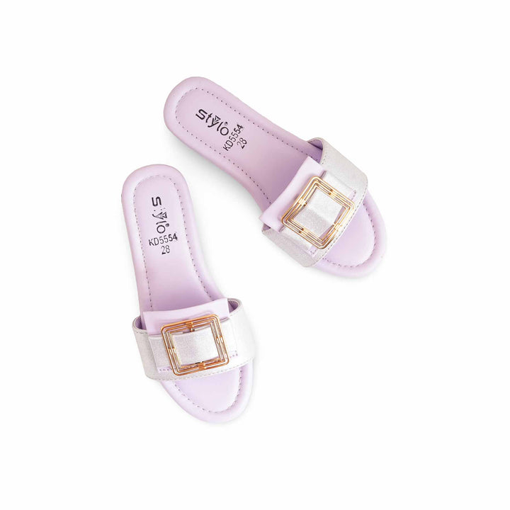 Girls Purple Formal Slipper KD5554