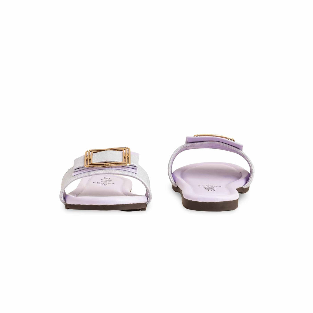 Girls Purple Formal Slipper KD5554