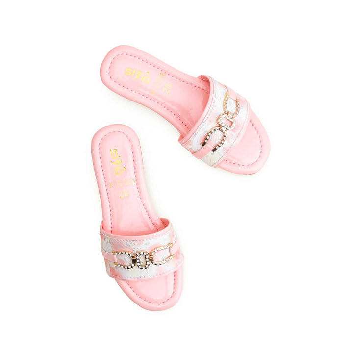 Girls Pink Casual Slipper KD5558