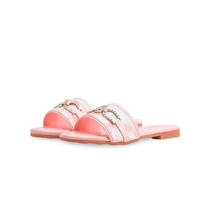 Girls Pink Casual Slipper KD5558