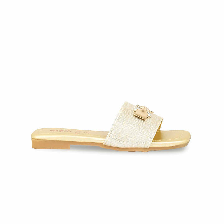 Girls Golden Casual Slipper KD5559