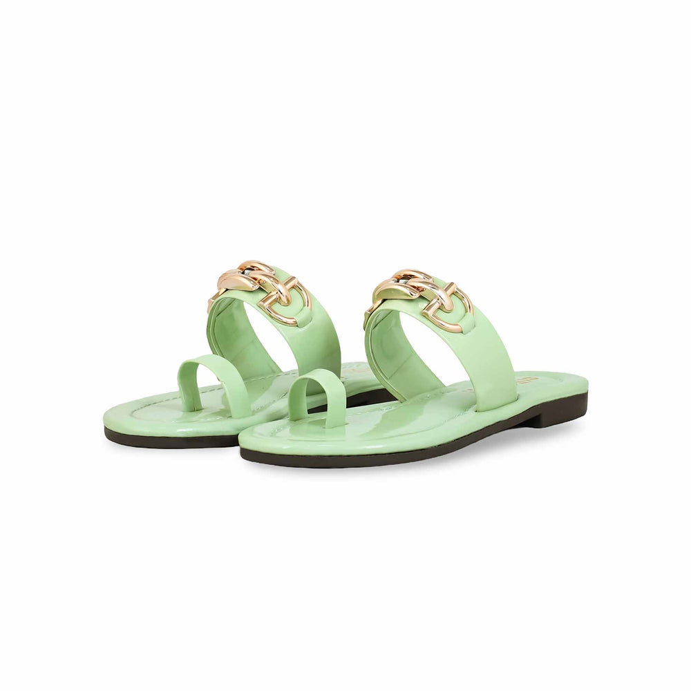 Girls PISTAGREEN Casual Slipper KD5571