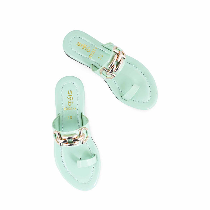 Girls PISTAGREEN Casual Slipper KD5571