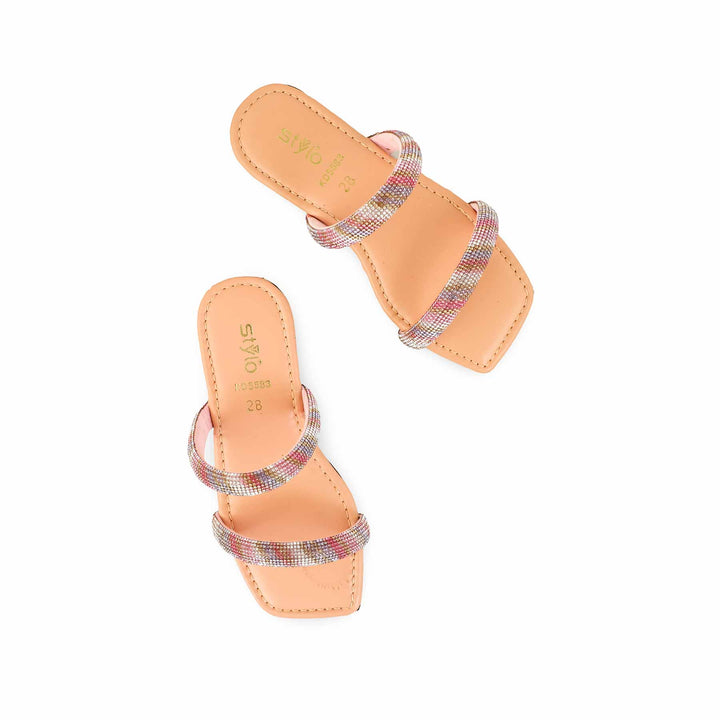 Girls Pink Fancy Slipper KD5583